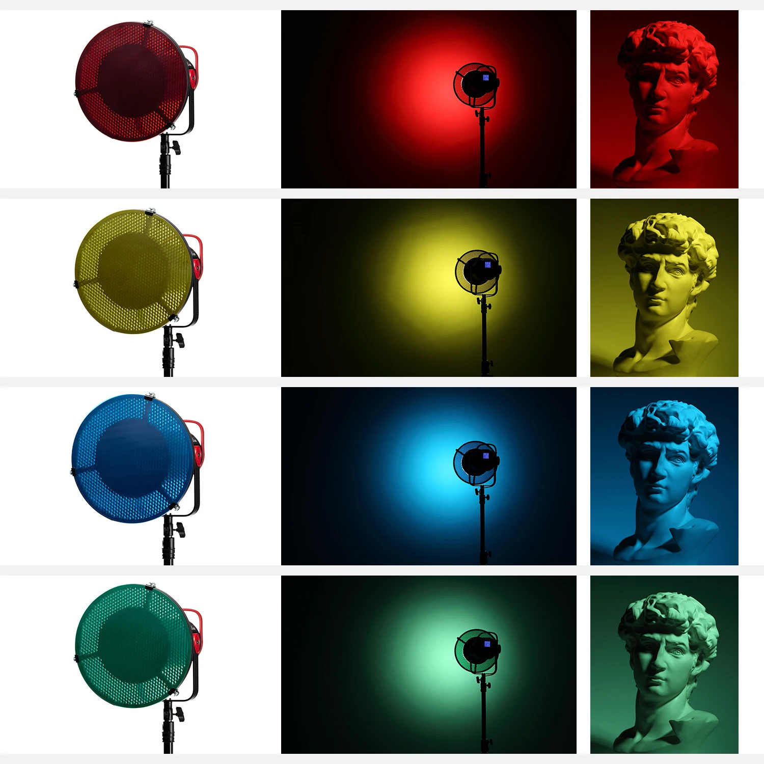 28 см 30 40 50 60 градуса Клетъчна мрежа Цветни филтри за стандартен широк рефлектор корона флаш Storbe Инструменти за управление на формирането на светлина Изображение 4