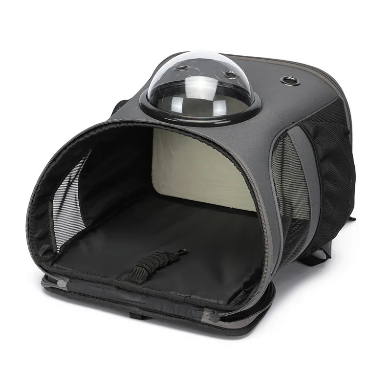 Portable Foldable Mesh Pet Carrier Дишаща Accesorios Para Honden Cats Dogs Backpack переноска за котки переноска за кучета Изображение 4