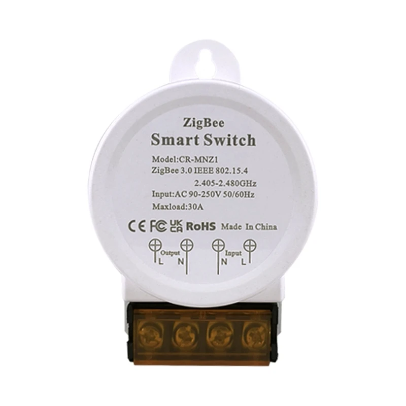 Zigbee Smart Switch Light на Sasha/Приложение Smart Life Поддържа Гласов Контрол на Напрежение 30A ac 90-250 В Изображение 0
