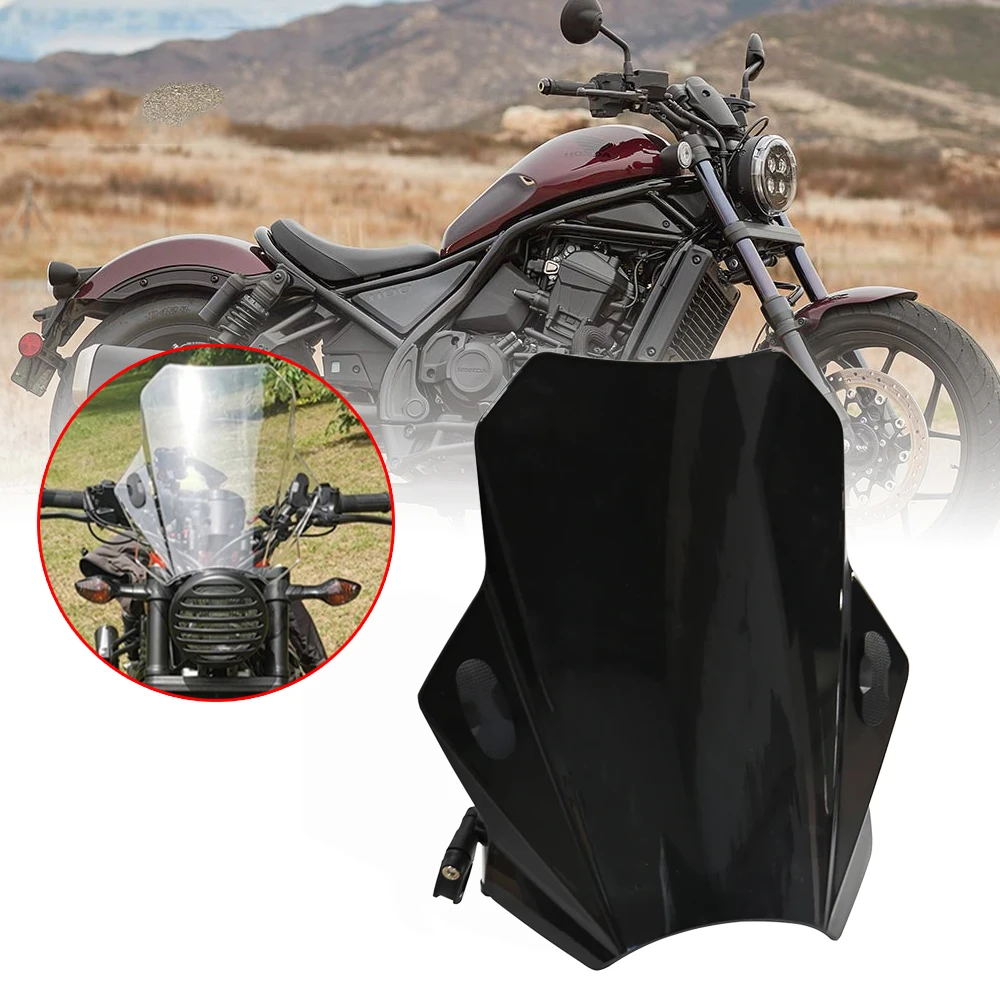 За HONDA REBEL CMX 300 500 1100 CMX300 CMX500 CMX 1100 2017-2020 2021 Мотоциклет Предното Стъкло Дефлектор на Предното стъкло Изображение 0