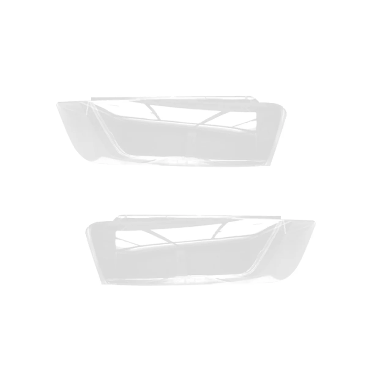 Корпус лявата фарове на автомобил, лампа, прозрачна Капачка за обектива, капачка фарове за Audi Q3 2010-2015 Изображение 2