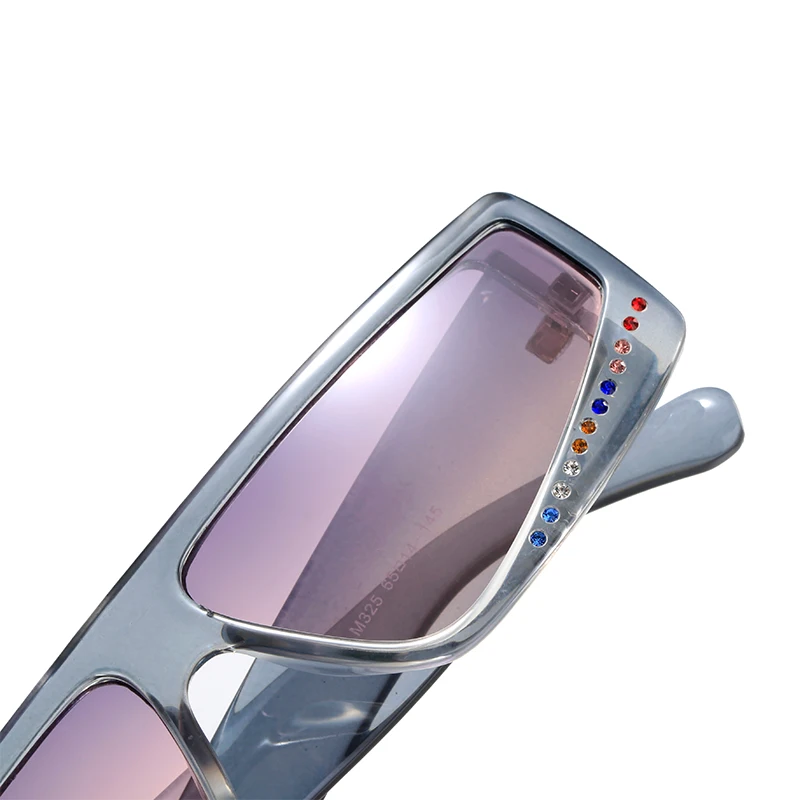 Нови слънчеви очила с диаманти, женски vintage слънчеви очила, дамски луксозни нюанси за мъже, модната марка, дизайнерски трендови продукти Longkeeper Изображение 3
