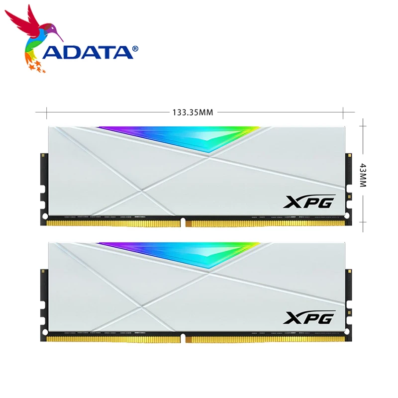 Оригинален Ram Adata XPG SPECTRIX D50 DDR4 3200 Mhz RGB Модул Памет 8GBX2 16GBX2 32GBX2 Десктоп Оперативна Памет ram ddr4 За Работния Плот Изображение 3