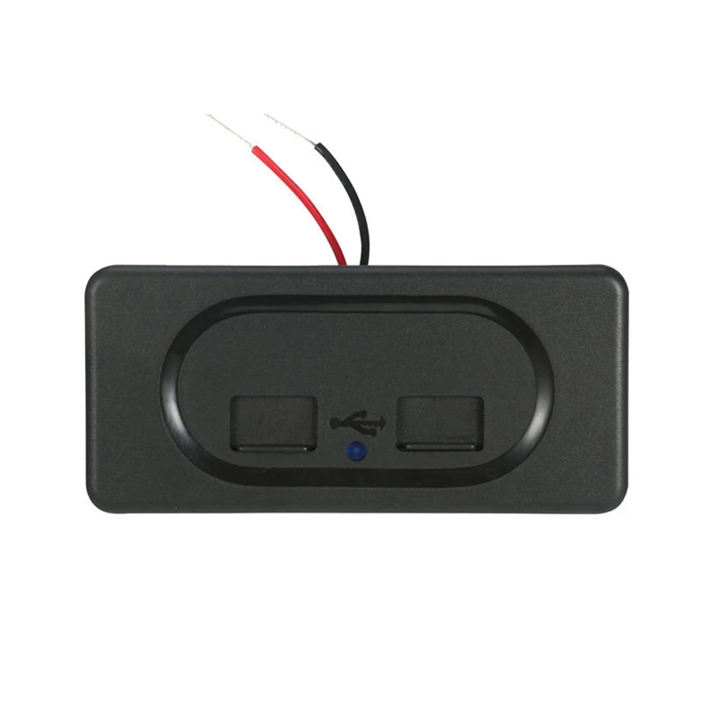 Промяна зарядно за кола USB 3.1 A за автомобил за мобилен телефон, USB-зарядно, водонепроницаемое, едно влачене, два адаптера за захранване с трансформация на напрежението 5 В Изображение 2