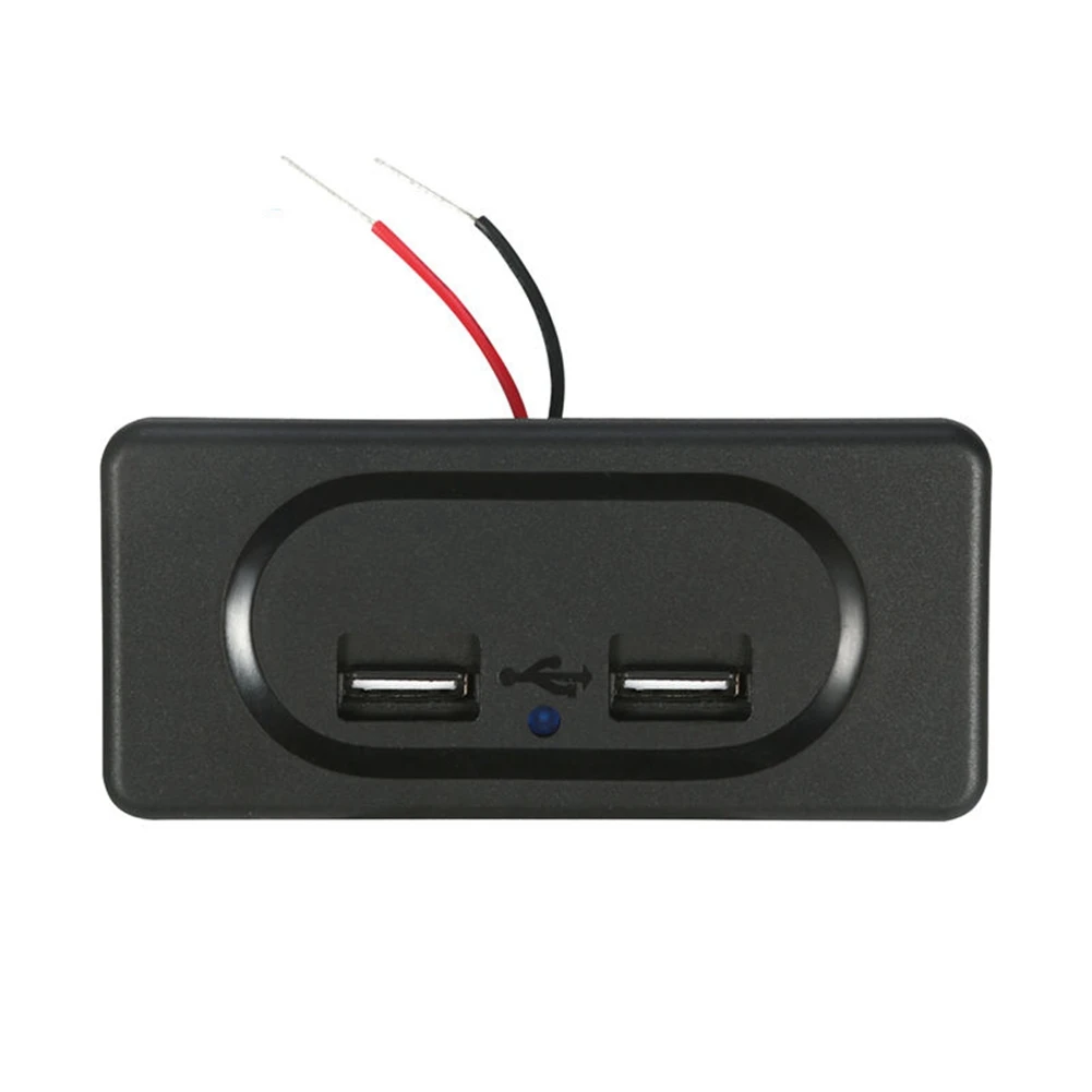 Промяна зарядно за кола USB 3.1 A за автомобил за мобилен телефон, USB-зарядно, водонепроницаемое, едно влачене, два адаптера за захранване с трансформация на напрежението 5 В Изображение 5